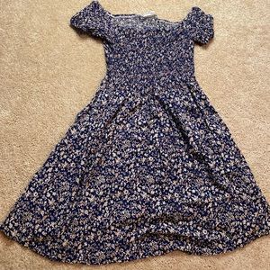 Floral Off Shoulder Dress